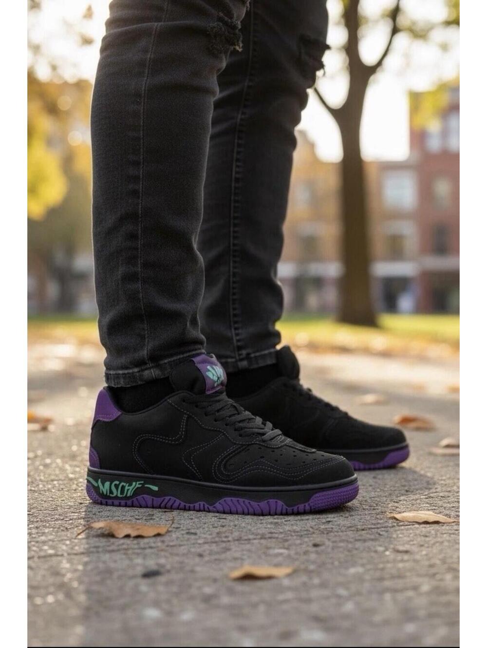 MSCHF Super Normal 2 Mars Men's Sneaker Black Purple MSCHF005-1-MB Size 9 NEW